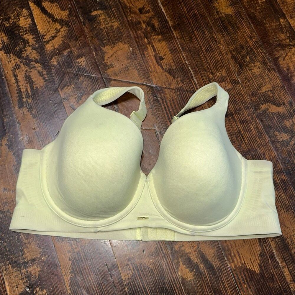 Cacique yellow 40DD lightly lined Balconette bra
